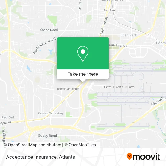 Acceptance Insurance map