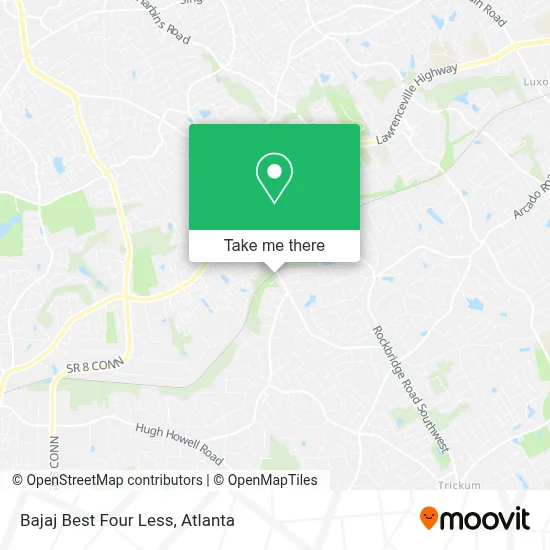 Bajaj Best Four Less map