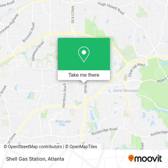 Shell Gas Station map