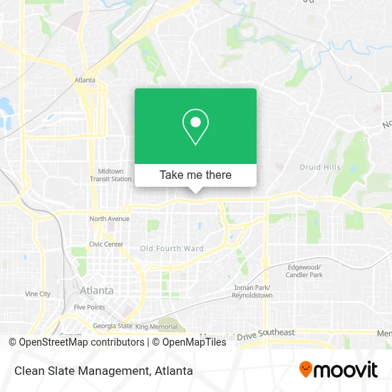 Clean Slate Management map