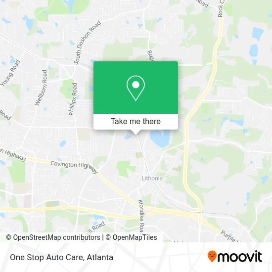 One Stop Auto Care map