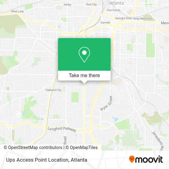 Ups Access Point Location map