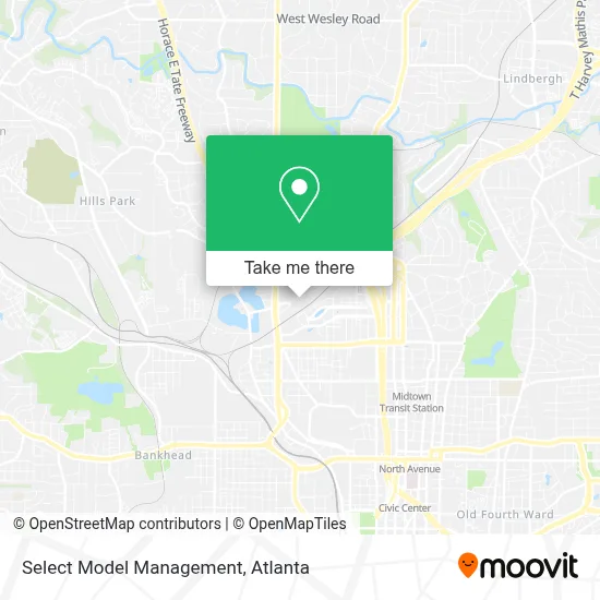 Select Model Management map