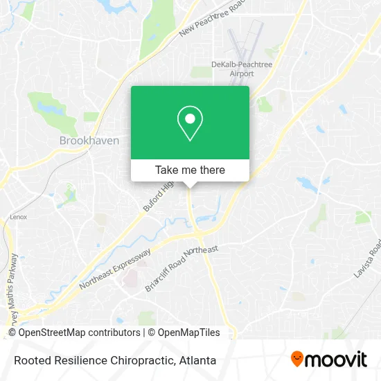 Rooted Resilience Chiropractic map