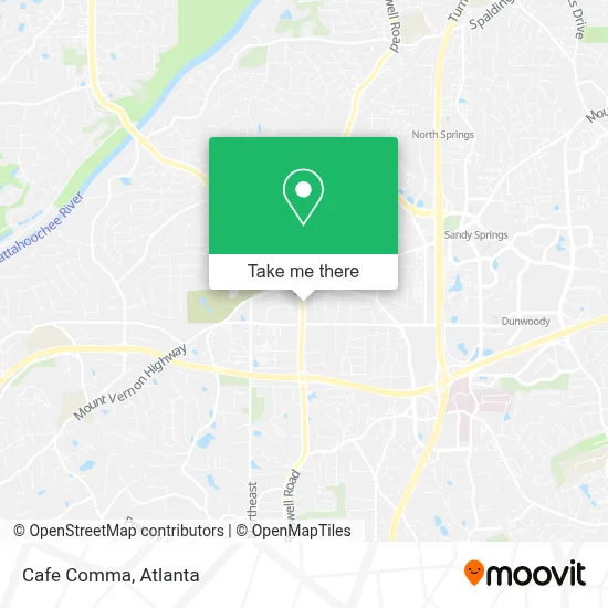 Cafe Comma map