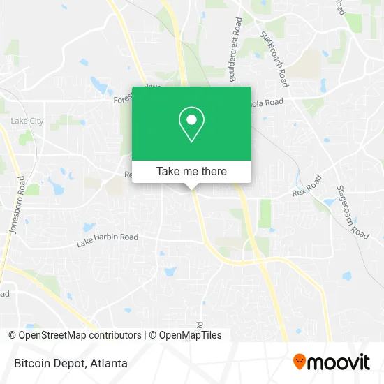Bitcoin Depot map