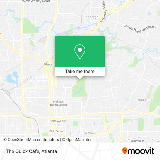The Quick Cafe map
