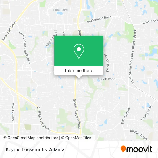 Keyme Locksmiths map