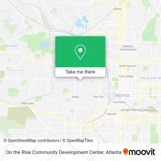 On the Rise Community Development Center map