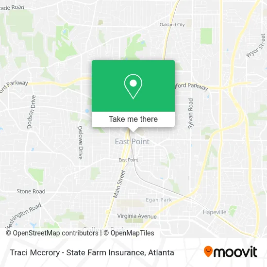 Traci Mccrory - State Farm Insurance map