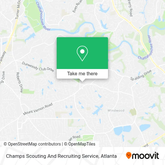 Champs Scouting And Recruiting Service map
