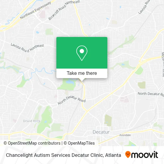 Chancelight Autism Services Decatur Clinic map