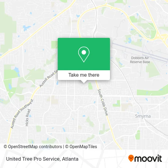 United Tree Pro Service map