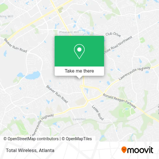 Total Wireless map