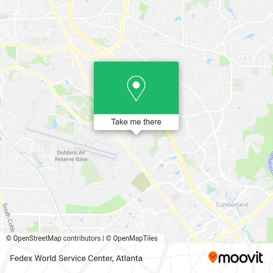 Fedex World Service Center map