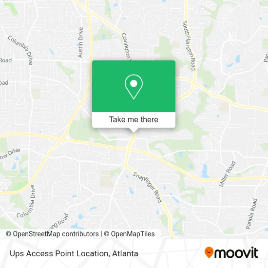 Ups Access Point Location map