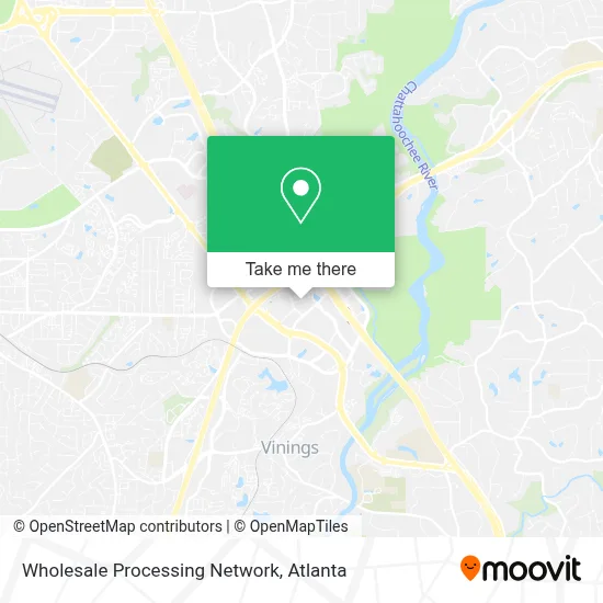 Wholesale Processing Network map