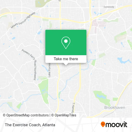 The Exercise Coach map