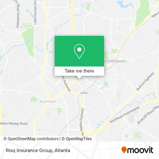 Risq Insurance Group map