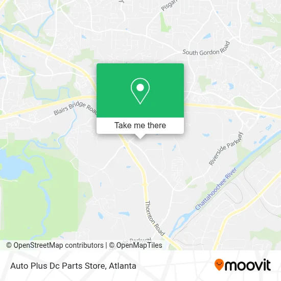 Auto Plus Dc Parts Store map