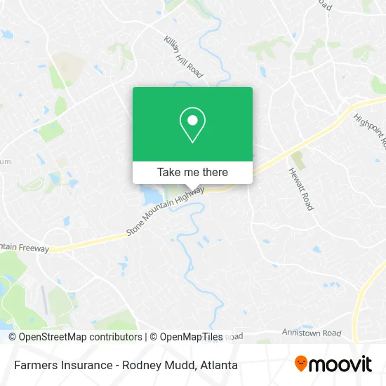 Farmers Insurance - Rodney Mudd map