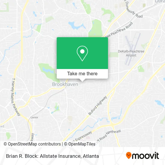 Brian R. Block: Allstate Insurance map
