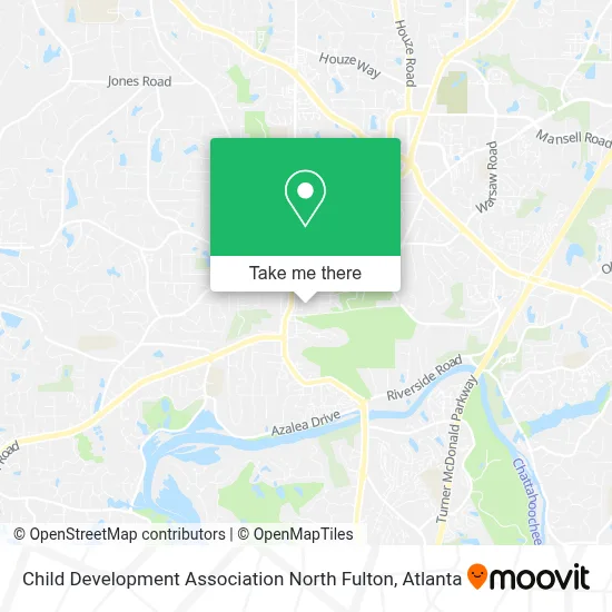 Child Development Association North Fulton map