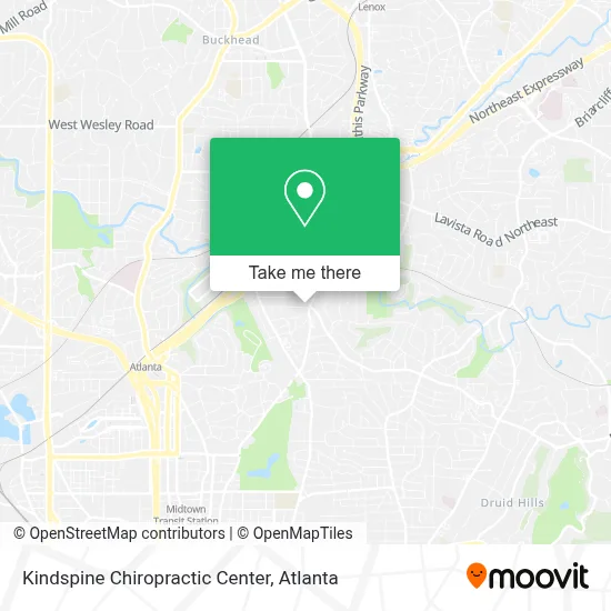 Kindspine Chiropractic Center map