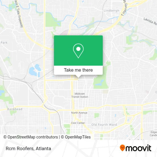 Rcm Roofers map