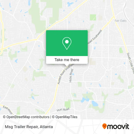 Msg Trailer Repair map