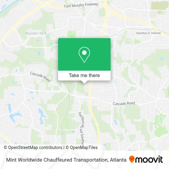 Mint Worldwide Chauffeured Transportation map