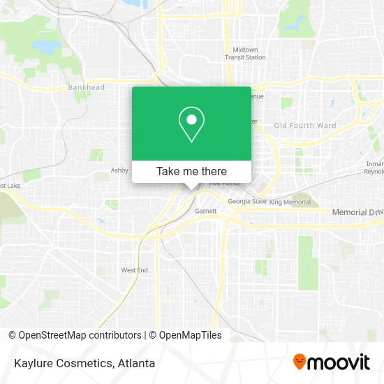 Kaylure Cosmetics map
