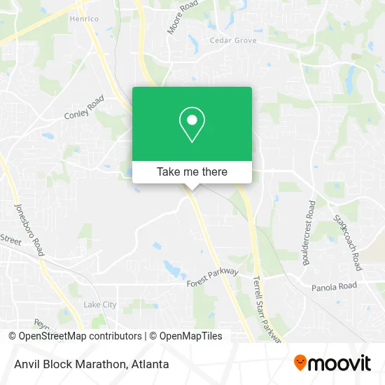 Anvil Block Marathon map