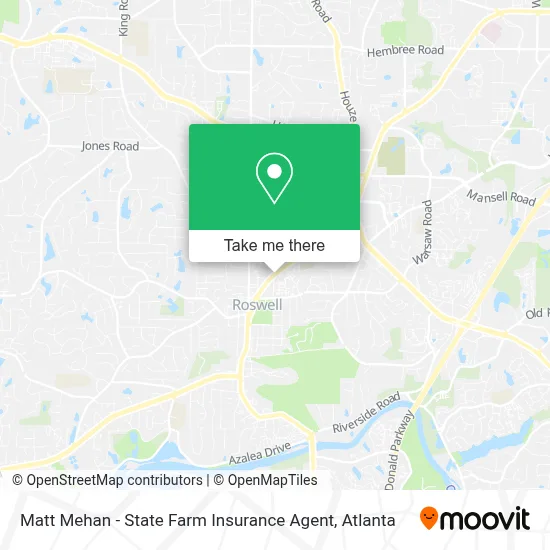 Matt Mehan - State Farm Insurance Agent map