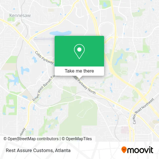 Rest Assure Customs map