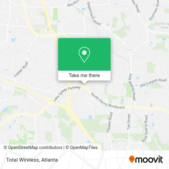 Total Wireless map