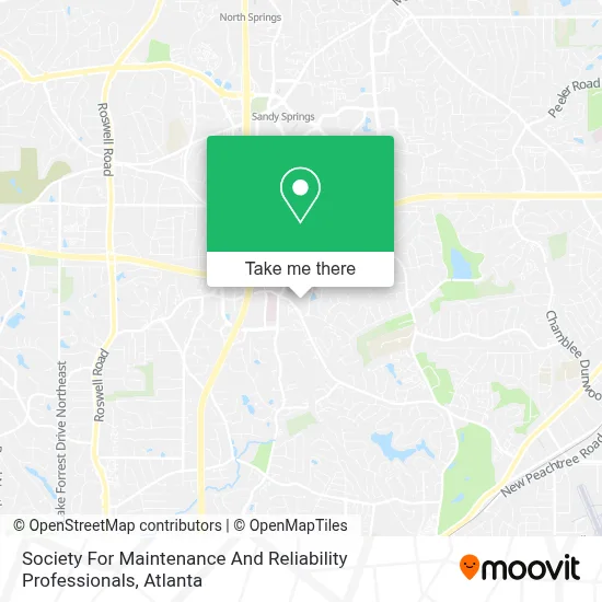 Society For Maintenance And Reliability Professionals map