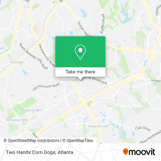 Two Hands Corn Dogs map