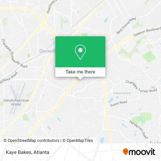 Kaye Bakes map