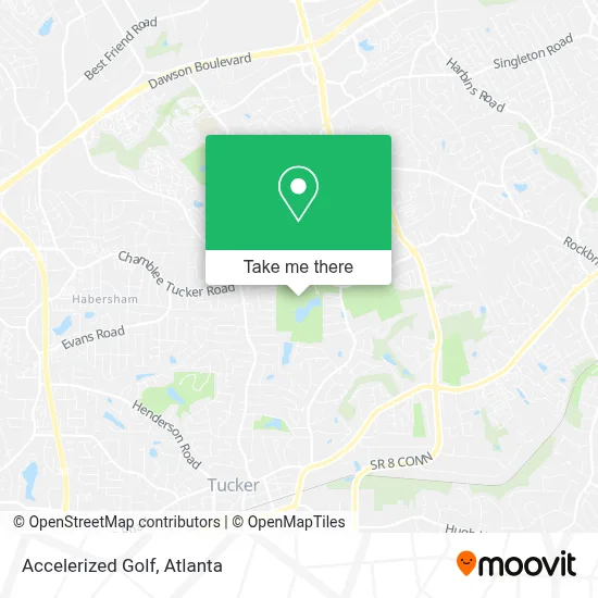 Accelerized Golf map