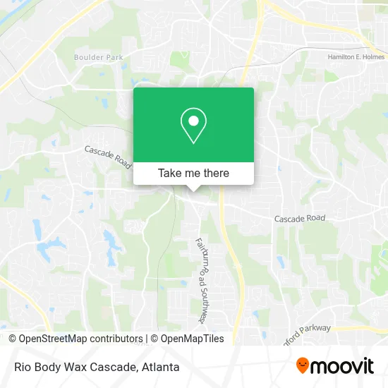 Rio Body Wax Cascade map