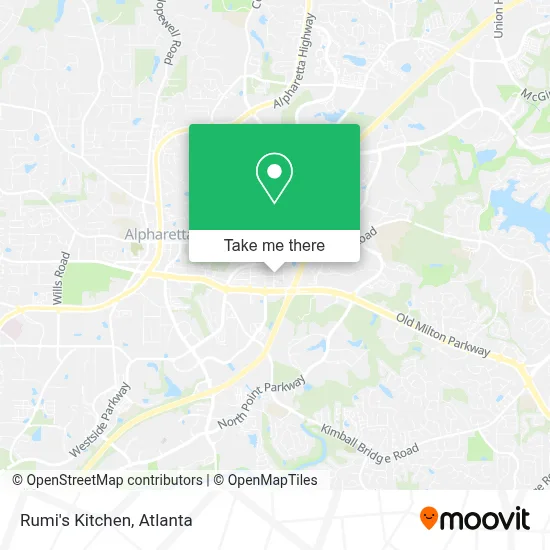 Rumi's Kitchen map