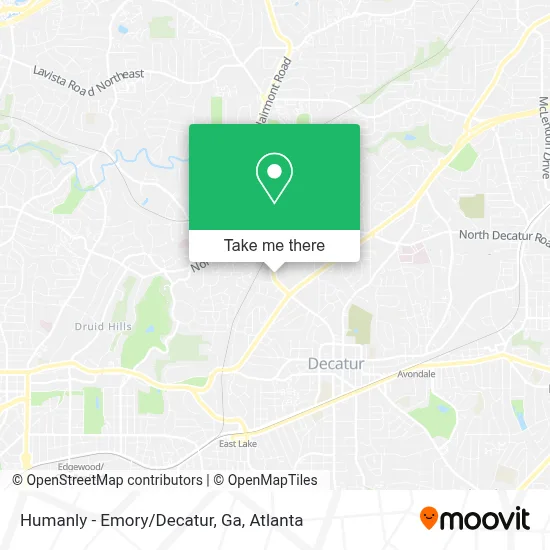 Humanly - Emory/Decatur, Ga map