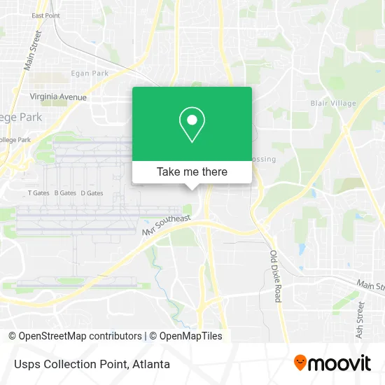 Usps Collection Point map