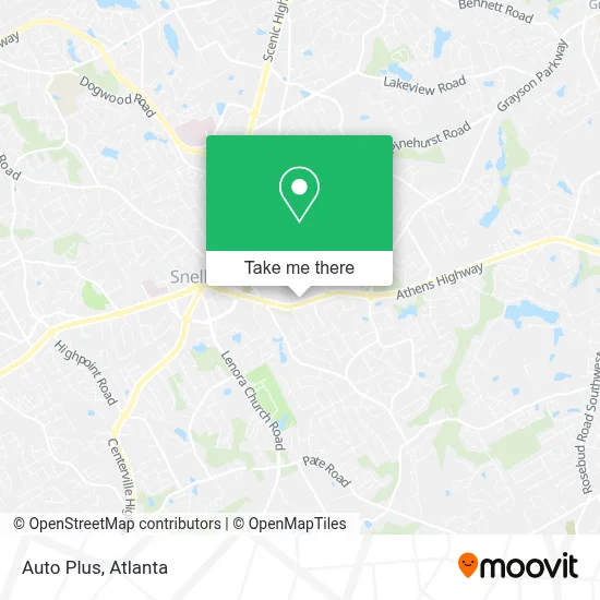 Auto Plus map