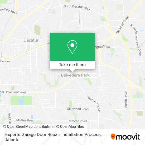 Experts Garage Door Repair Installation Process map