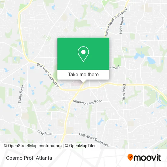 Cosmo Prof map