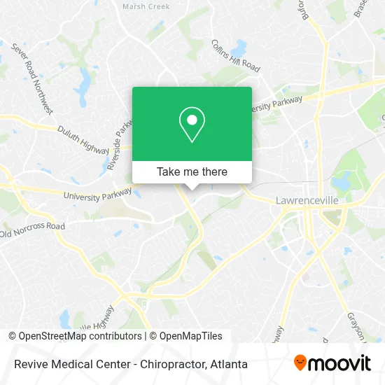 Revive Medical Center - Chiropractor map