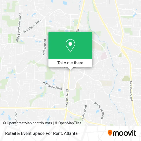 Retail & Event Space For Rent map
