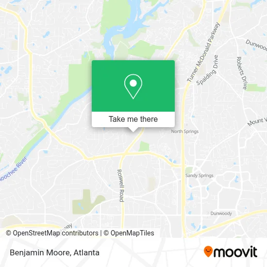 Benjamin Moore map